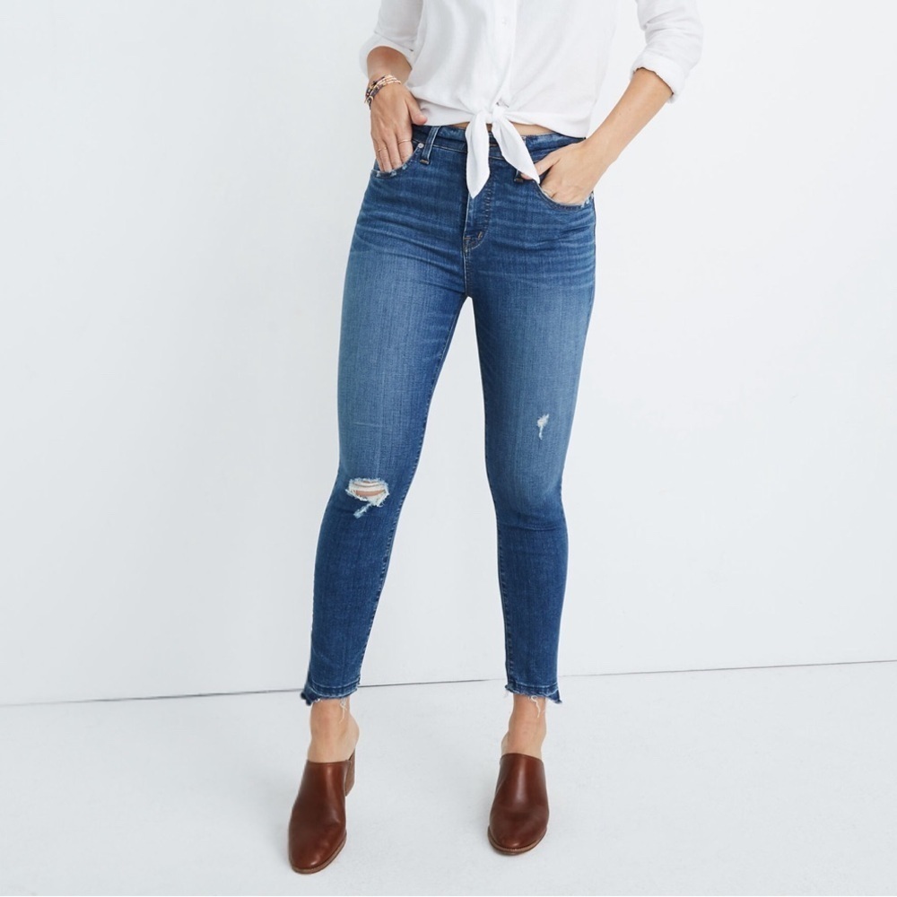 Madewell High Rise Blue Jeans